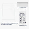 kwmobile 3x Displayschutzfolie kompatibel mit Google Pixel 11 Pro Fold Folie - klare Schutzfolien Set in transparent Transparent