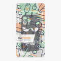 kwmobile Hülle kompatibel mit Apple iPhone 13 Pro - Handyhülle Silikon Case - Don't touch my Phone Weiß Schwarz Weiß  [dsg01]