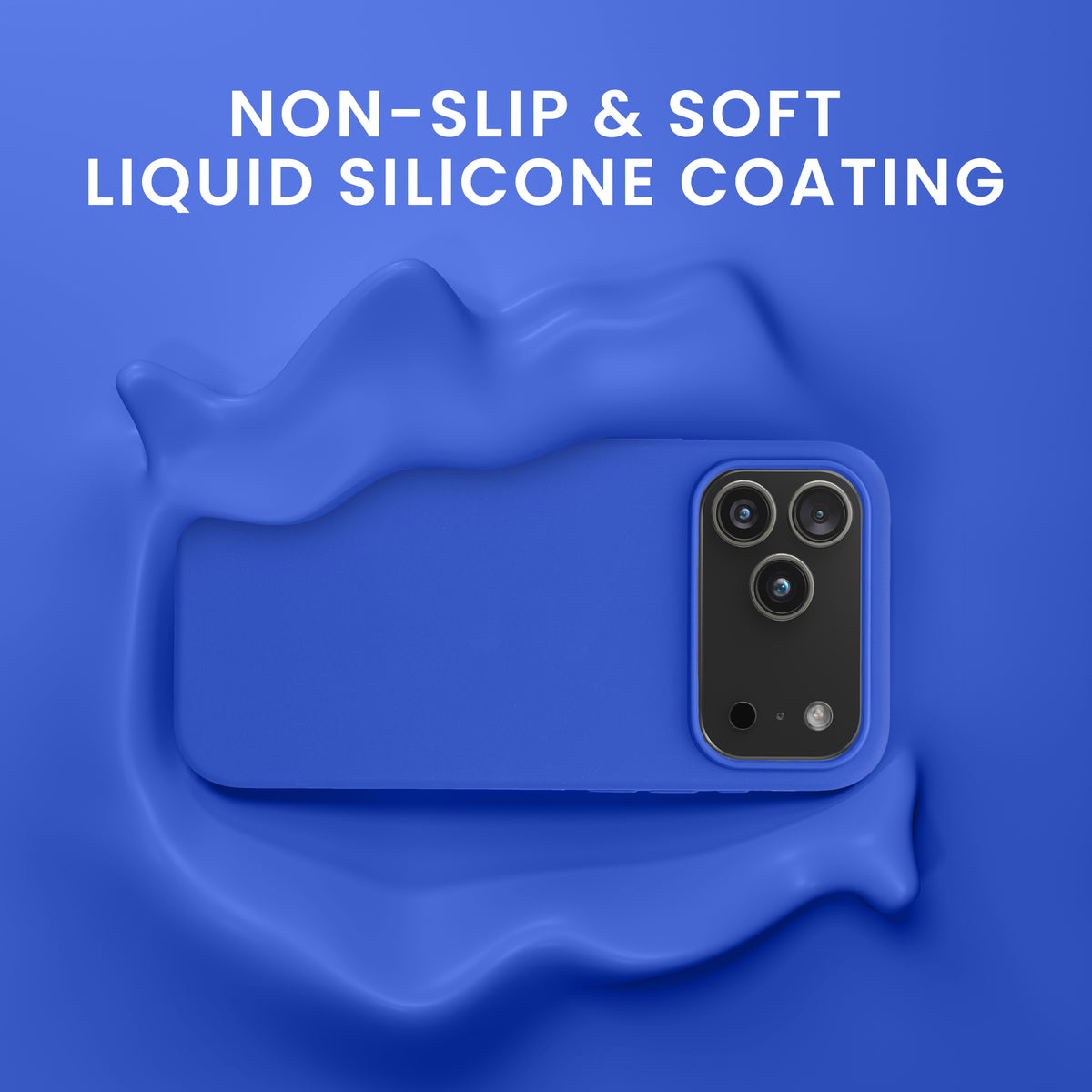 kwmobile Handyhülle mit 2x Displayschutzfolien kompatibel mit Apple iPhone 17 Pro Max Hülle - Screen Protector aus gehärtetem Glas - kabelloses Laden - Baltik Blau Baltik Blau