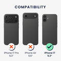 kwmobile Necklace Case kompatibel mit Apple iPhone 17 Hülle - Cover mit Kordel zum Umhängen - Silikon Schutzhülle Graugrün Graugrün