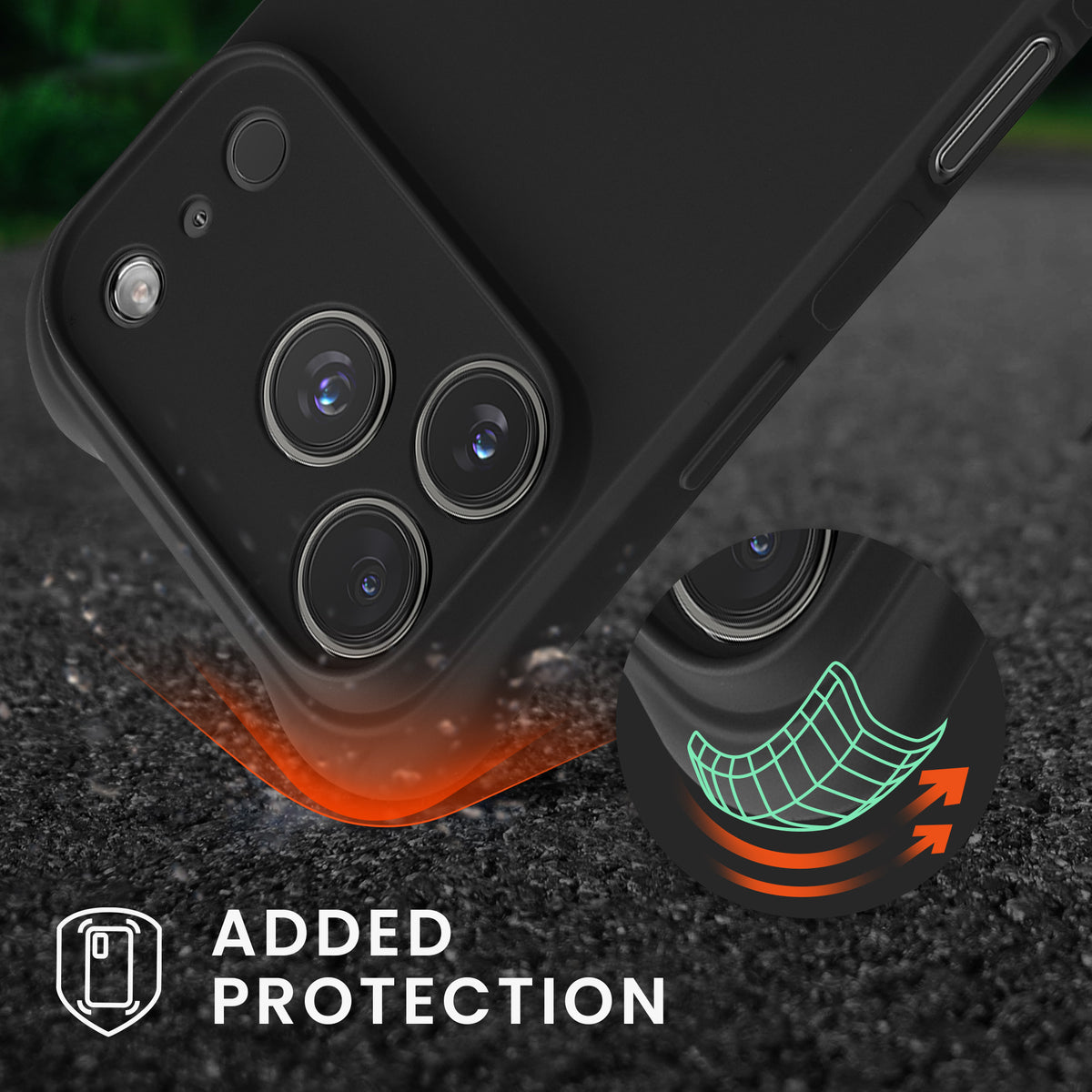 kwmobile Necklace Case kompatibel mit Apple iPhone 17 Pro Hülle - Cover mit Kordel zum Umhängen - Silikon Schutzhülle Schwarz Schwarz