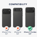 kwmobile Necklace Case kompatibel mit Apple iPhone 17 Pro Max Hülle - Cover mit Kordel zum Umhängen - Silikon Schutzhülle Graugrün Graugrün