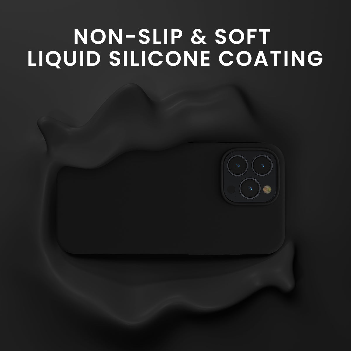 kwmobile Handyhülle mit 2x Displayschutzfolien kompatibel mit Apple iPhone 16 Pro Max Hülle - Screen Protector aus gehärtetem Glas - kabelloses Laden - Schwarz Schwarz