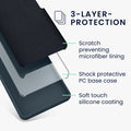 kwmobile Case for Samsung Galaxy S23 FE - Silicone Cover - Wireless Charging - Protective Case