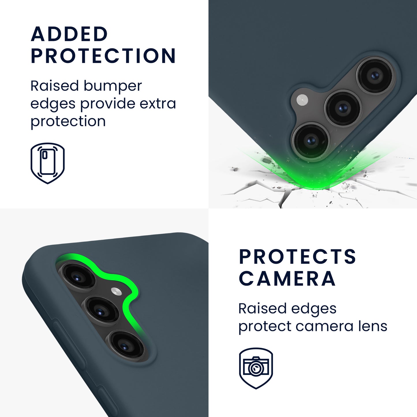 kwmobile Case for Samsung Galaxy S23 FE - Silicone Cover - Wireless Charging - Protective Case