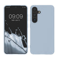 kwmobile Handyhülle für Samsung Galaxy S25 Hülle - TPU Case - Kabelloses Laden - Schutzhülle Cover in Hellblau matt Hellblau matt  