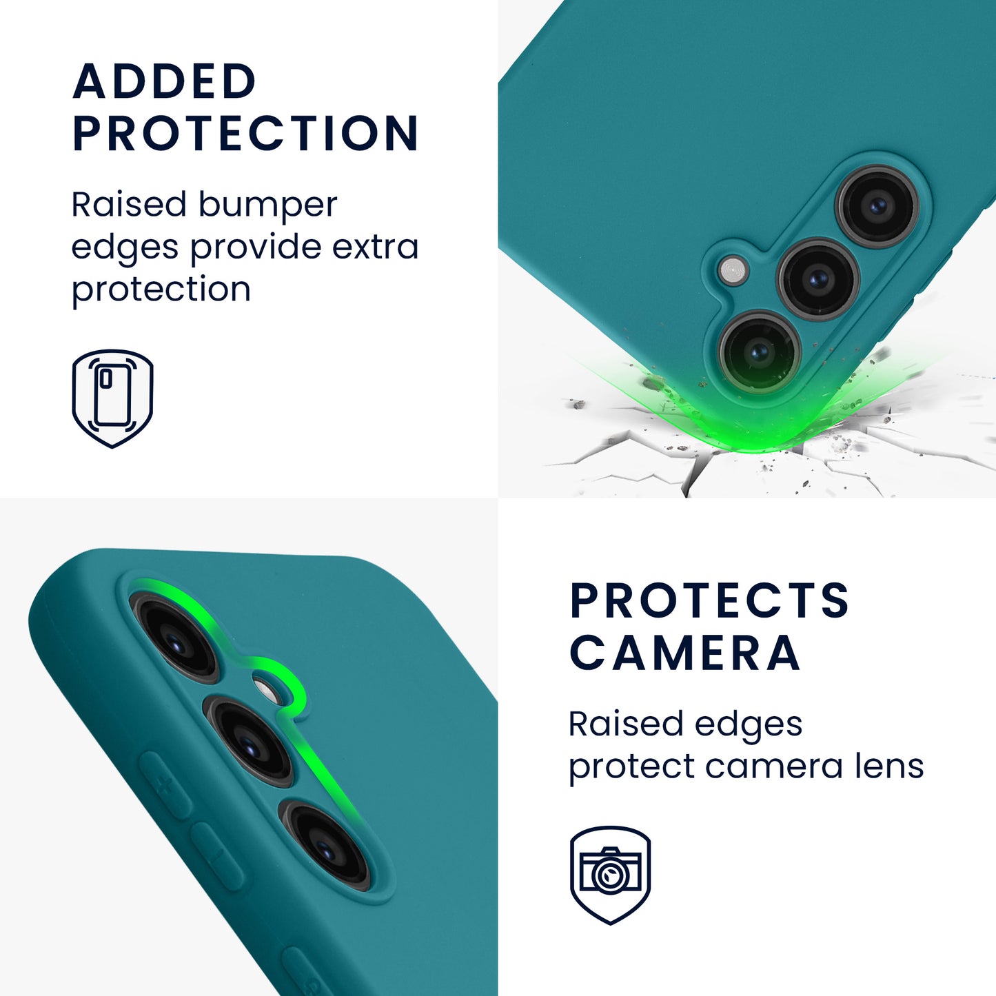 kwmobile Phone Case for Samsung Galaxy S23 FE Case - Wireless Charging - Protective Cover