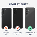 kwmobile Phone Case for Samsung Galaxy S23 FE Case - Wireless Charging - Protective Cover
