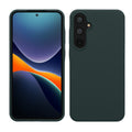 kwmobile Handyhülle für Samsung Galaxy A55 5G Hülle - Case Silikon - Kabelloses Laden - Schutzhülle Cover in Moosgrün Moosgrün  