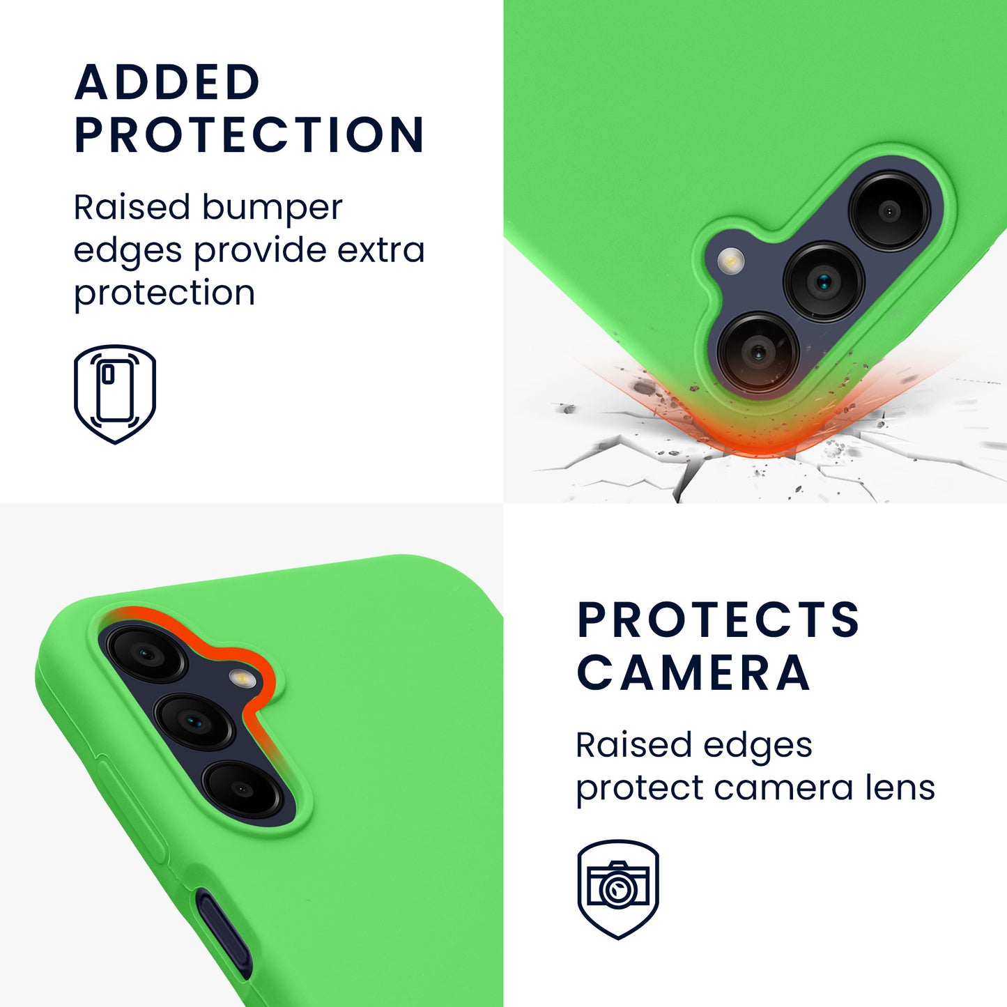 kwmobile Phone Case for Samsung Galaxy A15 5G Protective Cover