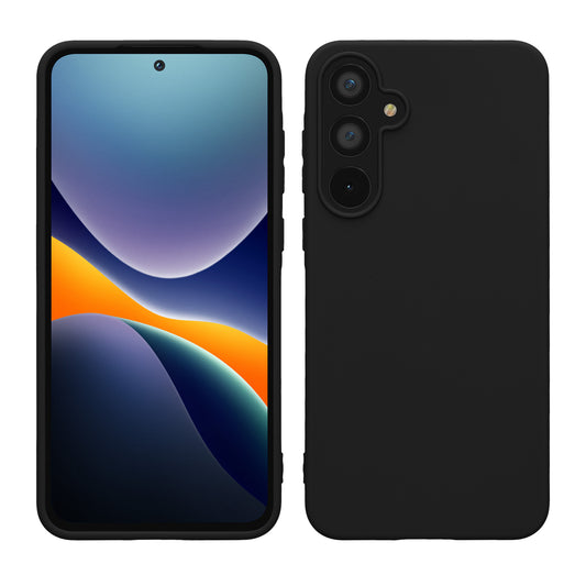kwmobile Handyhülle für Samsung Galaxy A55 5G Hülle - TPU Case - Kabelloses Laden - Schutzhülle Cover in Schwarz Schwarz  