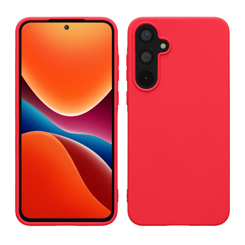 kwmobile Handyhülle für Samsung Galaxy A55 5G Hülle - TPU Case - Kabelloses Laden - Schutzhülle Cover in Neon Pink Neon Pink  