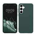 kwmobile Handyhülle für Samsung Galaxy A55 5G Hülle - TPU Case - Kabelloses Laden - Schutzhülle Cover in Blaugrün Blaugrün  