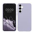 kwmobile Handyhülle für Samsung Galaxy A55 5G Hülle - TPU Case - Kabelloses Laden - Schutzhülle Cover in Pastell Lavendel Pastell Lavendel  