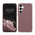 kwmobile Handyhülle für Samsung Galaxy A55 5G Hülle - TPU Case - Kabelloses Laden - Schutzhülle Cover in Grape Grape  
