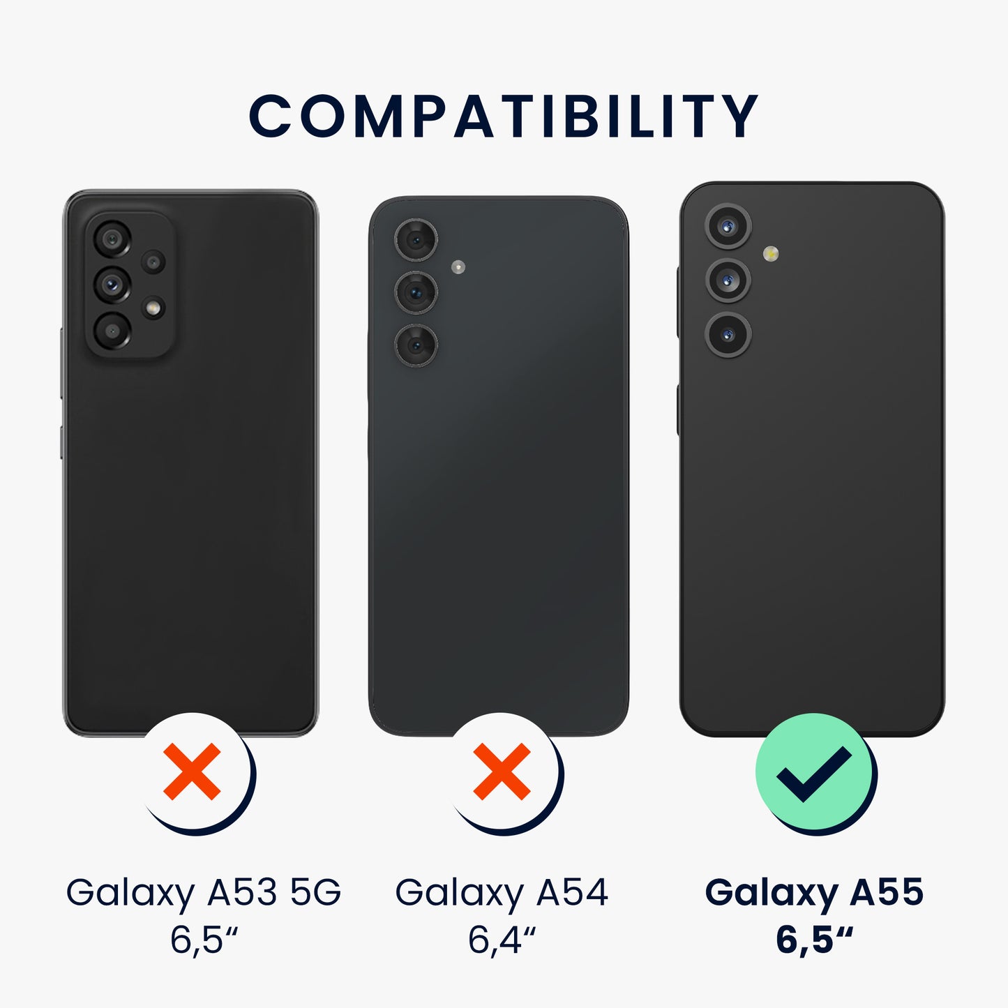 Case compatible with Samsung Galaxy A55 5G
