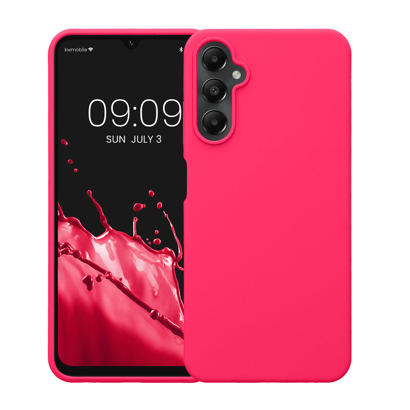 Samsung Galaxy A05s Silicone Phone Case Neon Pink