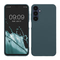 kwmobile Handyhülle für Samsung Galaxy A25 Hülle - TPU Case - Kabelloses Laden - Schutzhülle Cover in Dunkler Schiefer Dunkler Schiefer  