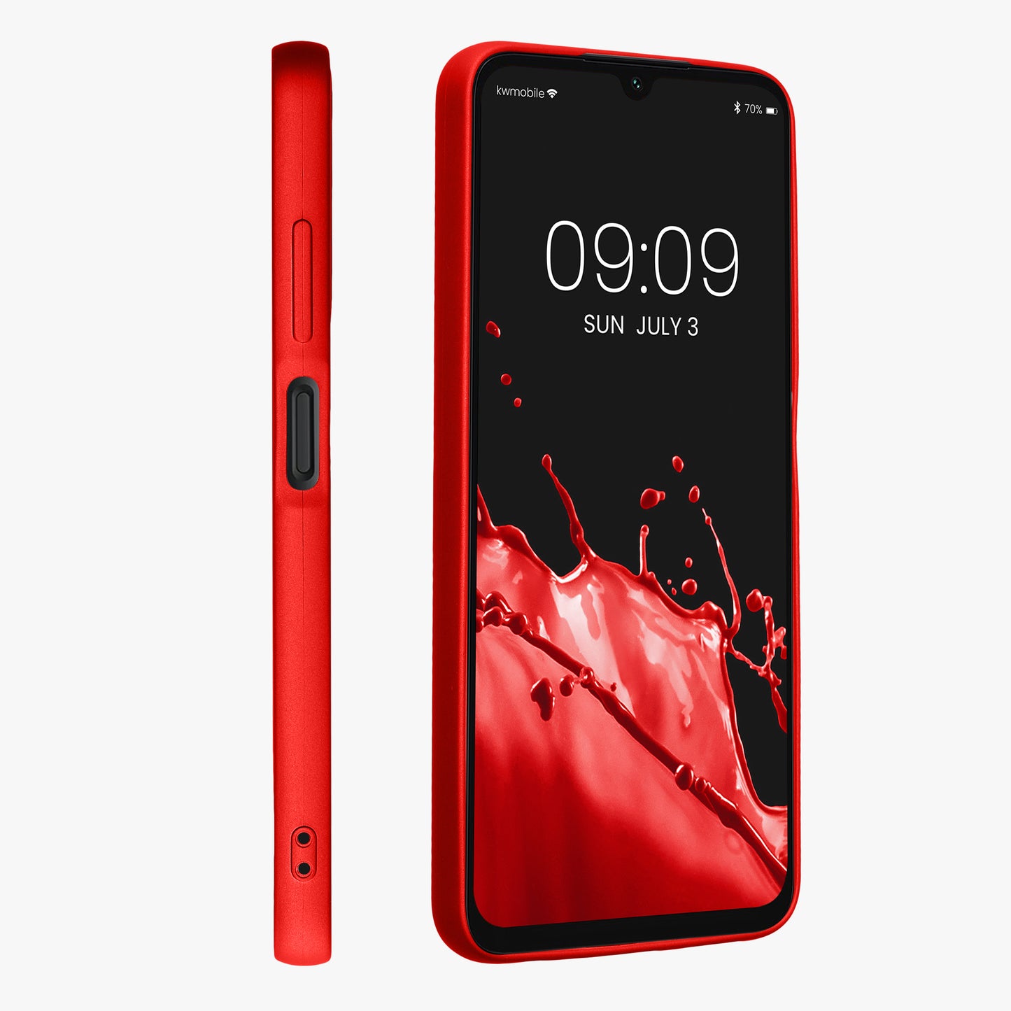TPU Case for Samsung Galaxy A05s in Metallic Dark Red