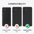 TPU Case for Samsung Galaxy A05s in Metallic Dark Red