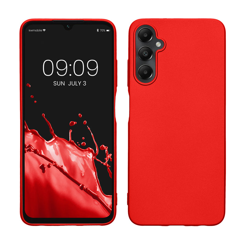 TPU Case for Samsung Galaxy A05s in Metallic Dark Red