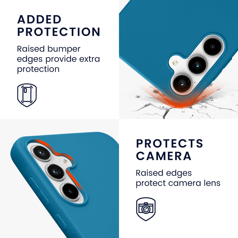 kwmobile Cell Phone Case for Samsung Galaxy A35 Case - Wireless Charging - Protective Cover