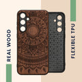 kwmobile Case Compatible with Samsung Galaxy S23 FE Phone Cover TPU Phone Case Indian Sun