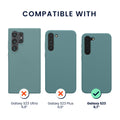 kwmobile Case Compatible with Samsung Galaxy S23 Cover Magnetic Silicone Case Compatible with MagSafe Rubberized