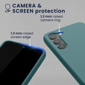 kwmobile Case Compatible with Samsung Galaxy S23 Cover Magnetic Silicone Case Compatible with MagSafe Rubberized