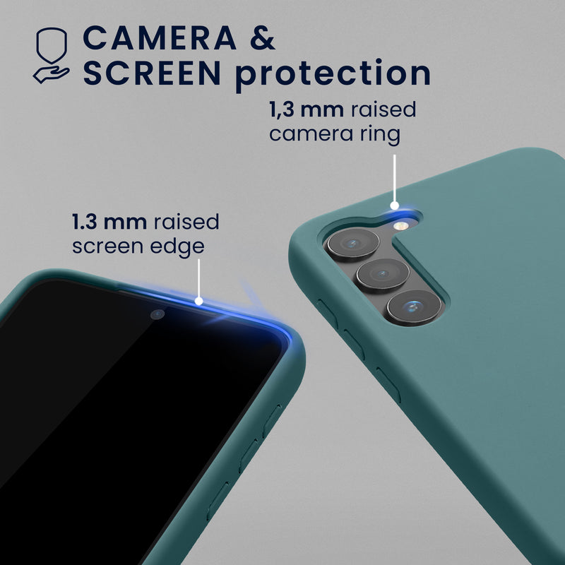 kwmobile Case Compatible with Samsung Galaxy S23 Cover Magnetic Silicone Case Compatible with MagSafe Rubberized
