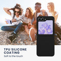 kwmobile Flip Soft Case Compatible with Samsung Galaxy Z Flip6 - Silicone Cover for Foldable Phone - Phone Case