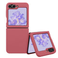 kwmobile Flip Soft Case kompatibel mit Samsung Galaxy Z Flip6 Hülle - Silikon Cover für Foldable Handy - Handyhülle in Dark Rose Dark Rose  