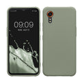 kwmobile Handyhülle für Samsung Galaxy Xcover7 Hülle - TPU Case - Kabelloses Laden - Schutzhülle Cover in Graugrün Graugrün  