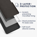 kwmobile Cell Phone Case for Samsung Galaxy S24 FE - Silicone Case Wireless Charging Protective Cover