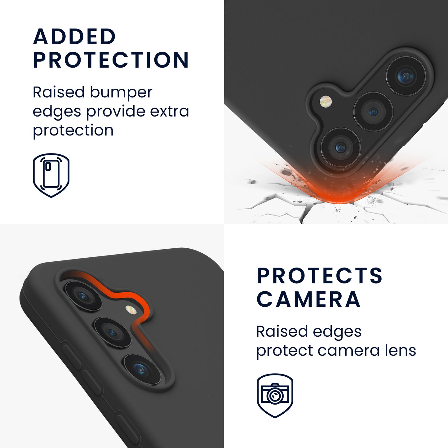 kwmobile Cell Phone Case for Samsung Galaxy S24 FE - Silicone Case Wireless Charging Protective Cover