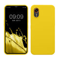 kwmobile Handyhülle für Samsung Galaxy Xcover7 Hülle - Case Silikon - Kabelloses Laden - Schutzhülle Cover in Strahlend Gelb Strahlend Gelb  
