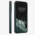 kwmobile Handyhülle für Samsung Galaxy S23 FE Hülle - Silikon Case metallisch schimmernd - Schutzhülle Cover