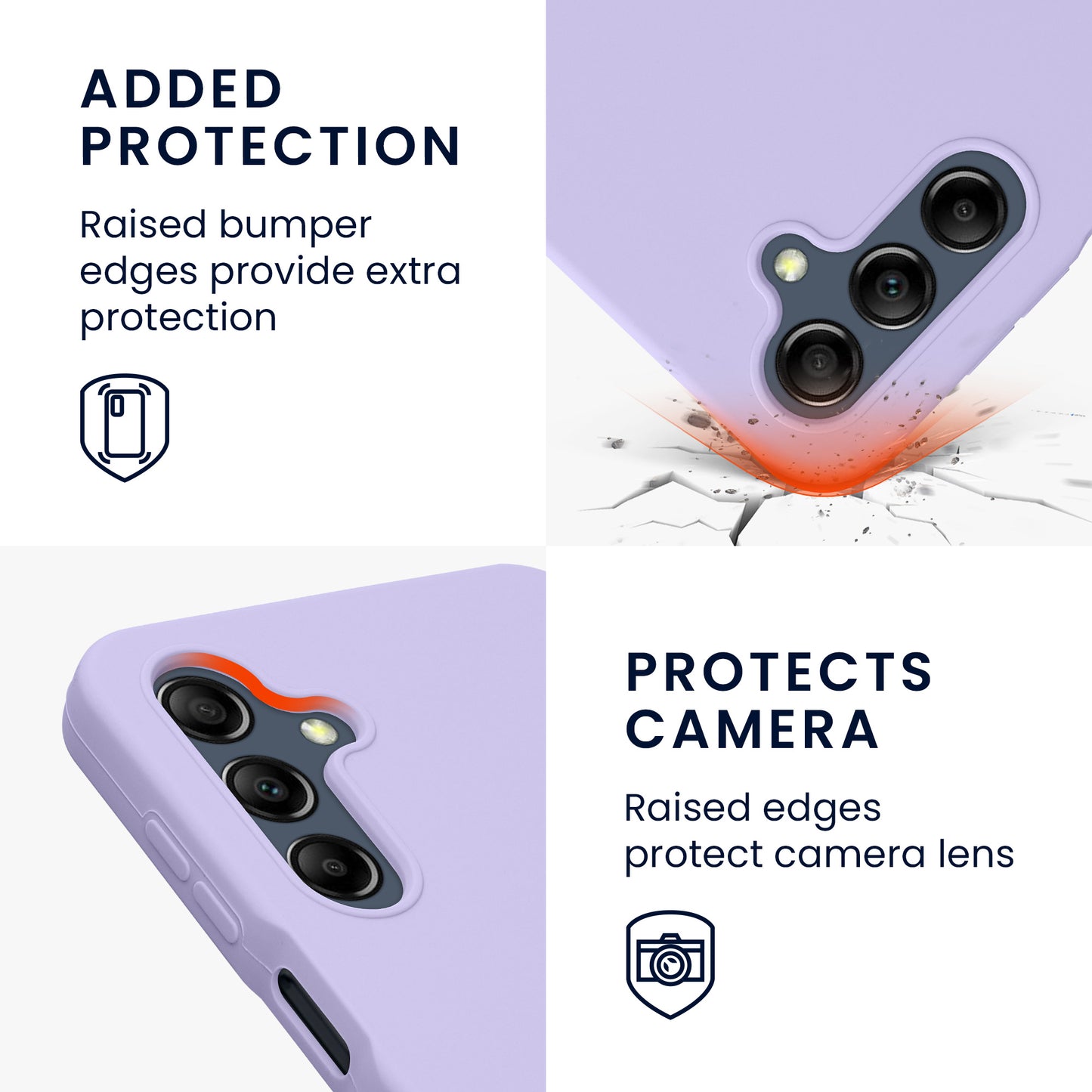 kwmobile Handyhülle für Samsung Galaxy A16 5G Hülle - Case Silikon - Kabelloses Laden - Schutzhülle Cover
