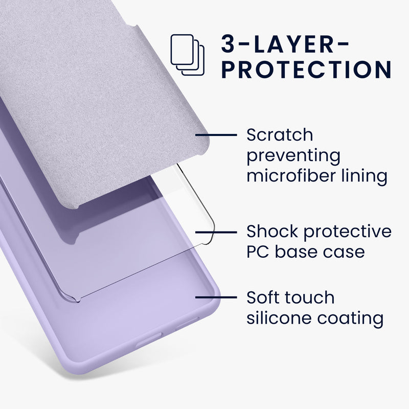 kwmobile Handyhülle für Samsung Galaxy A16 5G Hülle - Case Silikon - Kabelloses Laden - Schutzhülle Cover