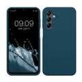 kwmobile Handyhülle für Samsung Galaxy A16 5G Hülle - Case Silikon - Kabelloses Laden - Schutzhülle Cover in Petrol matt Petrol matt  