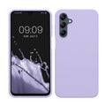 kwmobile Handyhülle für Samsung Galaxy A16 5G Hülle - Case Silikon - Kabelloses Laden - Schutzhülle Cover in Lavendel Lavendel  