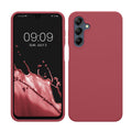 kwmobile Handyhülle für Samsung Galaxy A16 5G Hülle - Case Silikon - Kabelloses Laden - Schutzhülle Cover in Dark Rose Dark Rose  