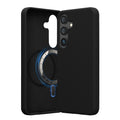 kwmobile Hülle kompatibel mit Samsung Galaxy S25 Hülle - magnetisches Silikon Case kompatibel mit MagSafe - Cover gummiert