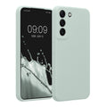 kwmobile Hülle kompatibel mit Samsung Galaxy S22 - Hülle Silikon gummiert - Handyhülle - Handy Case in Cool Mint Cool Mint  