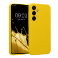 kwmobile Hülle kompatibel mit Samsung Galaxy A55 5G - Hülle Silikon gummiert - Handyhülle - Handy Case in Strahlend Gelb Strahlend Gelb  