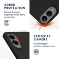 kwmobile Handyhülle für Samsung Galaxy S25 Edge Hülle - Case Silikon - Kabelloses Laden - Schutzhülle Cover