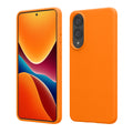 kwmobile Handyhülle für Samsung Galaxy S25 Edge Hülle - Case Silikon - Kabelloses Laden - Schutzhülle Cover in Fruity Orange Fruity Orange  