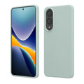 kwmobile Handyhülle für Samsung Galaxy S25 Edge Hülle - Case Silikon - Kabelloses Laden - Schutzhülle Cover in Cool Mint Cool Mint  
