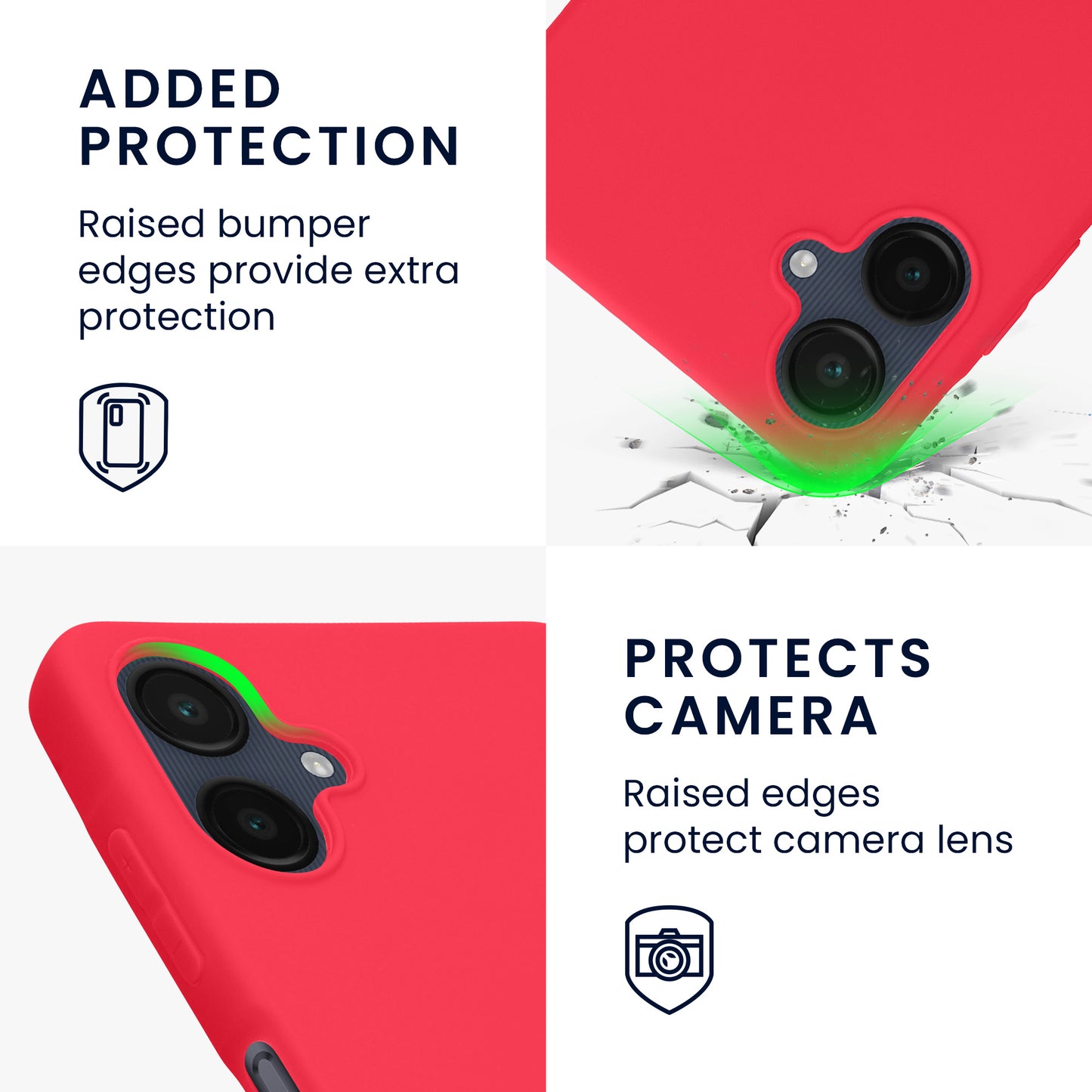 kwmobile Handyhülle für Samsung Galaxy A06 Hülle Cover Kabelloses Laden Schutzhülle