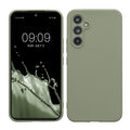 kwmobile Handyhülle für Samsung Galaxy A54 5G Hülle - weiches Handy Silikon Case - Schutzhülle Cover - Graugrün Graugrün  